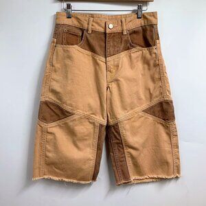 Urban Outfitters BDG Skater Girl Denim in Seamed Sand Jean Shorts SIze 24